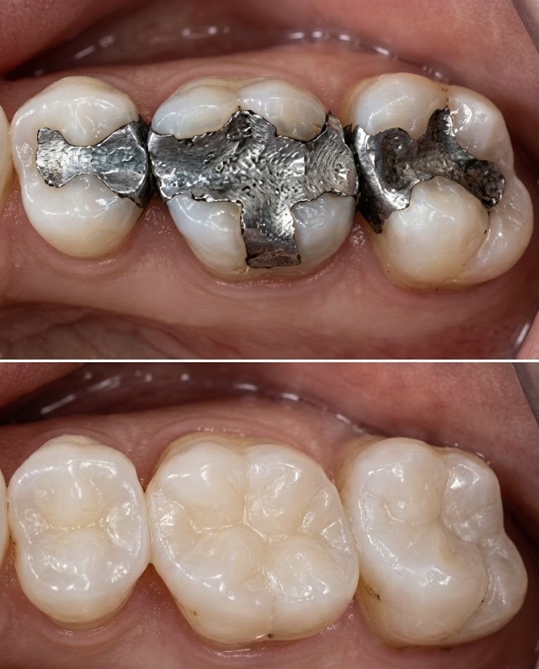 White fillings